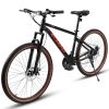 Ecarpat Mountain Bike 27.5 Inch Wheels, 21-Speed Mens Womens Trail Commuter City Mountain Bike, Carbon steel Frame Disc Brakes Thumb Shifter Front For