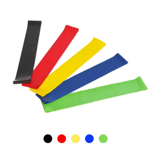5 Piece Set of Resistance Body Bands with Carry Bag 5 Piece Set of Resistance Body Bands with Carry Bag