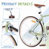 Single Speed Retro style 700C Road Bike For men women's City Bicycle,Steel Frame