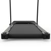 Folding Treadmill with Incline 2.5HP 12KM/H Electric Treadmill for Home Foldable, Bluetooth Music Cup Holder Heart Rate Sensor Walking Running Machine