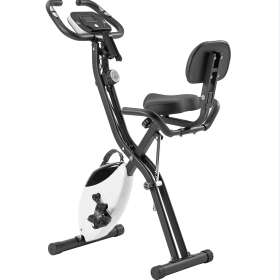 Folding fitness car fitness upright and horizontal X-Bike 10 class adjustable resistance, arm band and backrest studio home and garage gym Full-body e (MS187237AAH: MS187237AAA)