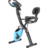 Folding fitness car fitness upright and horizontal X-Bike 10 class adjustable resistance, arm band and backrest studio home and garage gym Full-body e