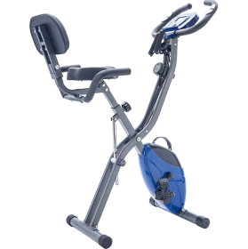 Folding fitness car fitness upright and horizontal X-Bike 10 class adjustable resistance, arm band and backrest studio home and garage gym Full-body e (MS187237AAH: MS187237CAA)