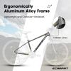 A27312 Ecarpat Mountain Bike 27 Inch Wheels, 21-Speed Mens Womens Trail Commuter City Mountain Bike, Aluminium Frame Disc Brakes Thumb Shifter Front F