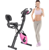 Folding fitness car fitness upright and horizontal X-Bike 10 class adjustable resistance, arm band and backrest studio home and garage gym Full-body e