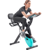 Folding fitness car fitness upright and horizontal X-Bike 10 class adjustable resistance, arm band and backrest studio home and garage gym Full-body e