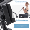 Folding fitness car fitness upright and horizontal X-Bike 10 class adjustable resistance, arm band and backrest studio home and garage gym Full-body e