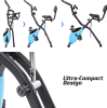 Folding fitness car fitness upright and horizontal X-Bike 10 class adjustable resistance, arm band and backrest studio home and garage gym Full-body e