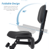 Folding fitness car fitness upright and horizontal X-Bike 10 class adjustable resistance, arm band and backrest studio home and garage gym Full-body e